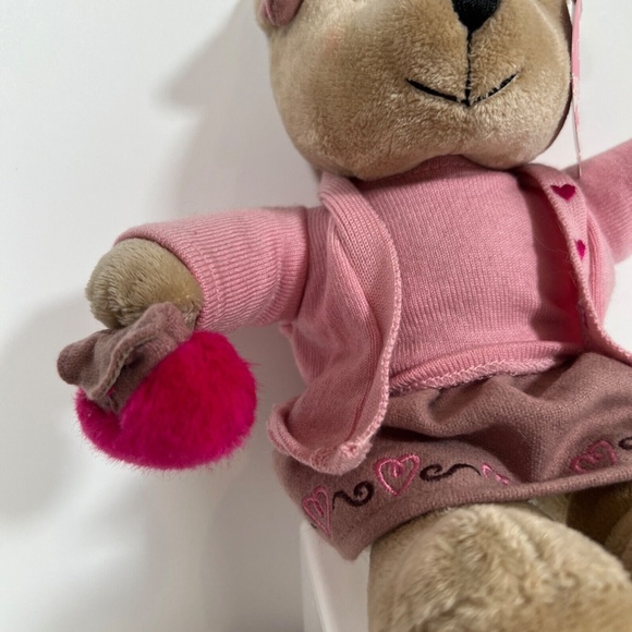 Starbucks Coffee Collectible Bearista Valentines Bear 2007 59th Ed NEW - Picture 5 of 5